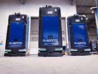 Auch das vollelektrische fahrerlose Transportsystem A-MATE® wird am deutschen Standort entwickelt und gefertigt. (c)K.Hartwall